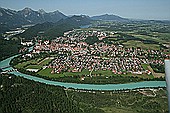 Haus Antonie - Ferienwohnungen in Füssen im Allgäu - Füssen - Luftbild